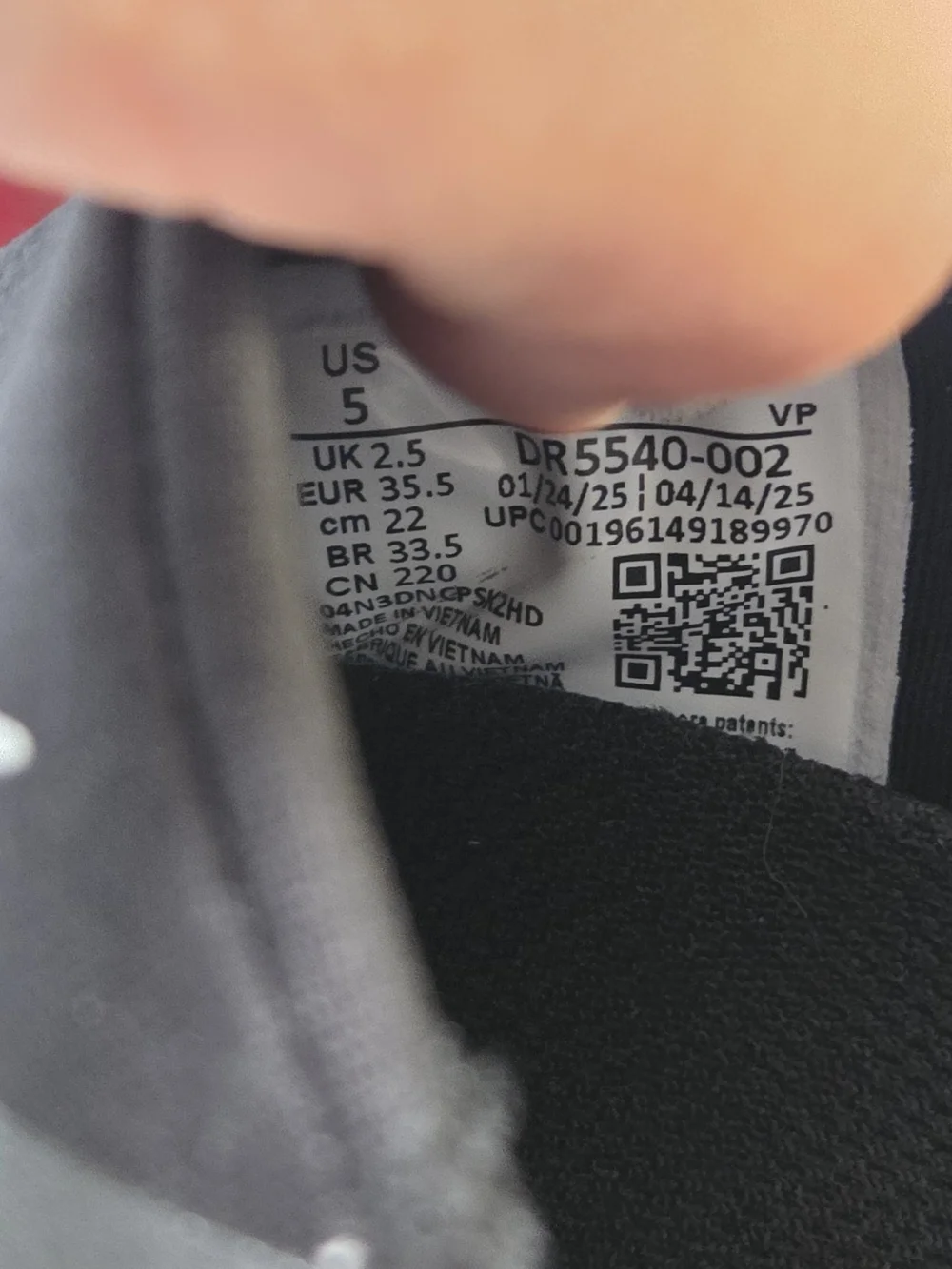 Nike Kids' Black Slip-On Athletic Shoes
